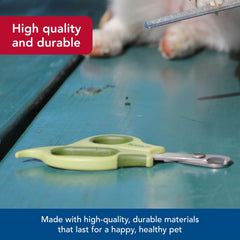 Coastal Safari dog deluxe nail trimmer shows stainless steel cutters for sharp, durable cuts.