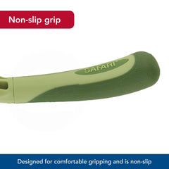 Coastal Safari undercoat rake with detailed pins showing precision for deep coat care.