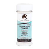 COAT DEFENSE Daily Powder bottle ready for quick, waterless coat refresh.