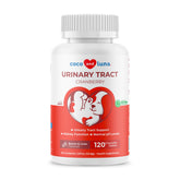 Coco and Luna Cranberry for Dogs bottle pour showing easy dosing for urinary tract support