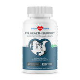 Coco and Luna Eye Health dog chews bottle for daily eye support.