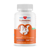 Coco and Luna turmeric for dogs bottle promotes joint support and daily routine.