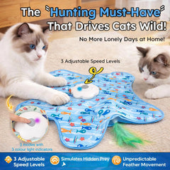COCOING USB rechargeable cat toy provides long-lasting entertainment