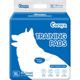 COCOYO Best Value Training Pads 40-count pack shows large 28 by 34 inch surface