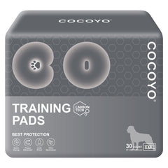 COCOYO charcoal dog pee pad extra large 35x40 inches hides stains and controls odor