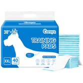 COCOYO Training Pads close-up shows an absorbent core for fast containment of accidents.