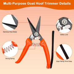 Coldairsoap hoof rasp in hand demonstrates comfortable grip for controlled shaping.