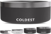 The Coldest Water dog bowl with anti-slip base keeps feeding area clean and stable.