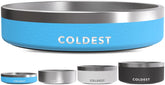 The Coldest Water dog bowl in Celestial Blue with anti-slip base for mess-free meals.