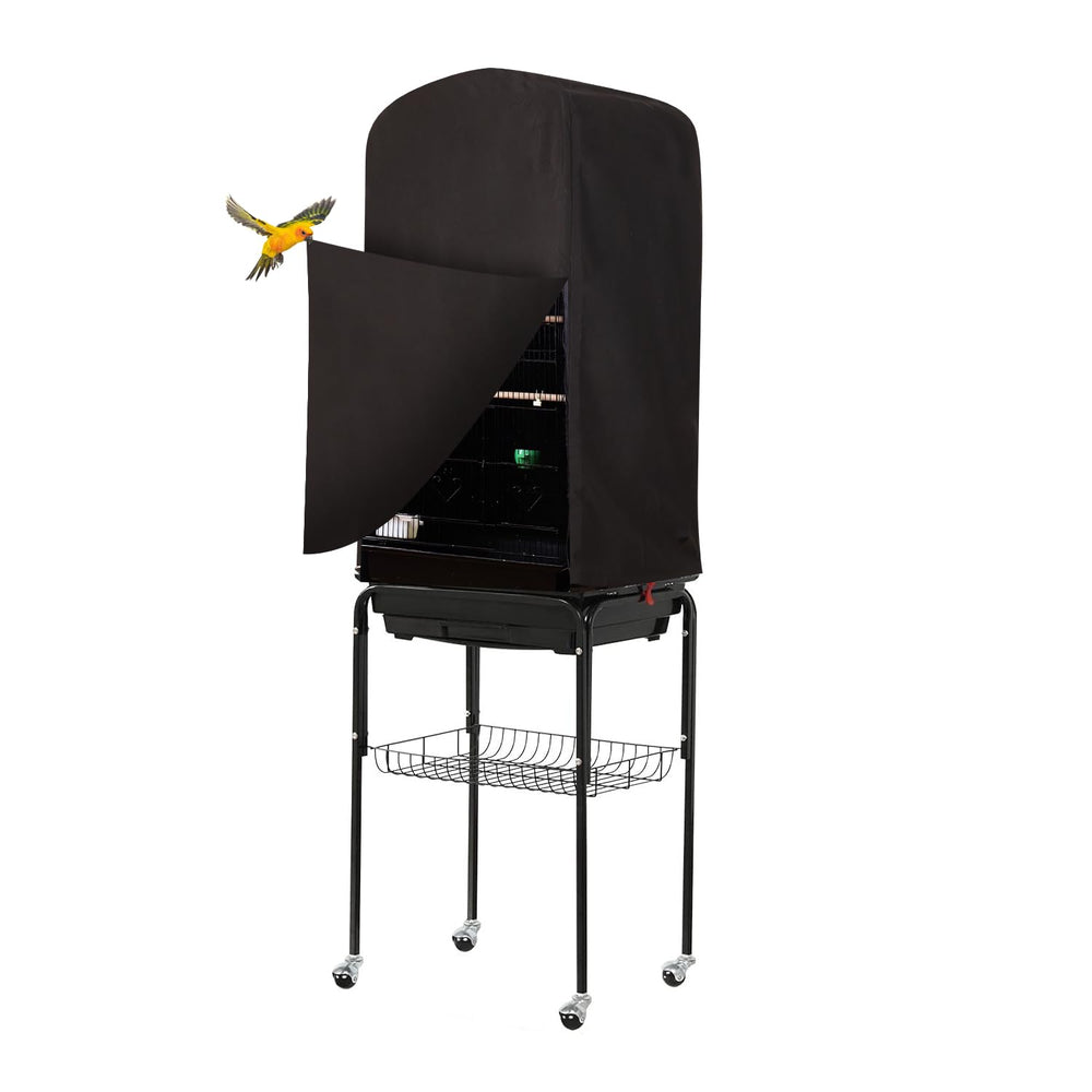Colorday Good Night cage cover with open-top design for easy access and air flow.
