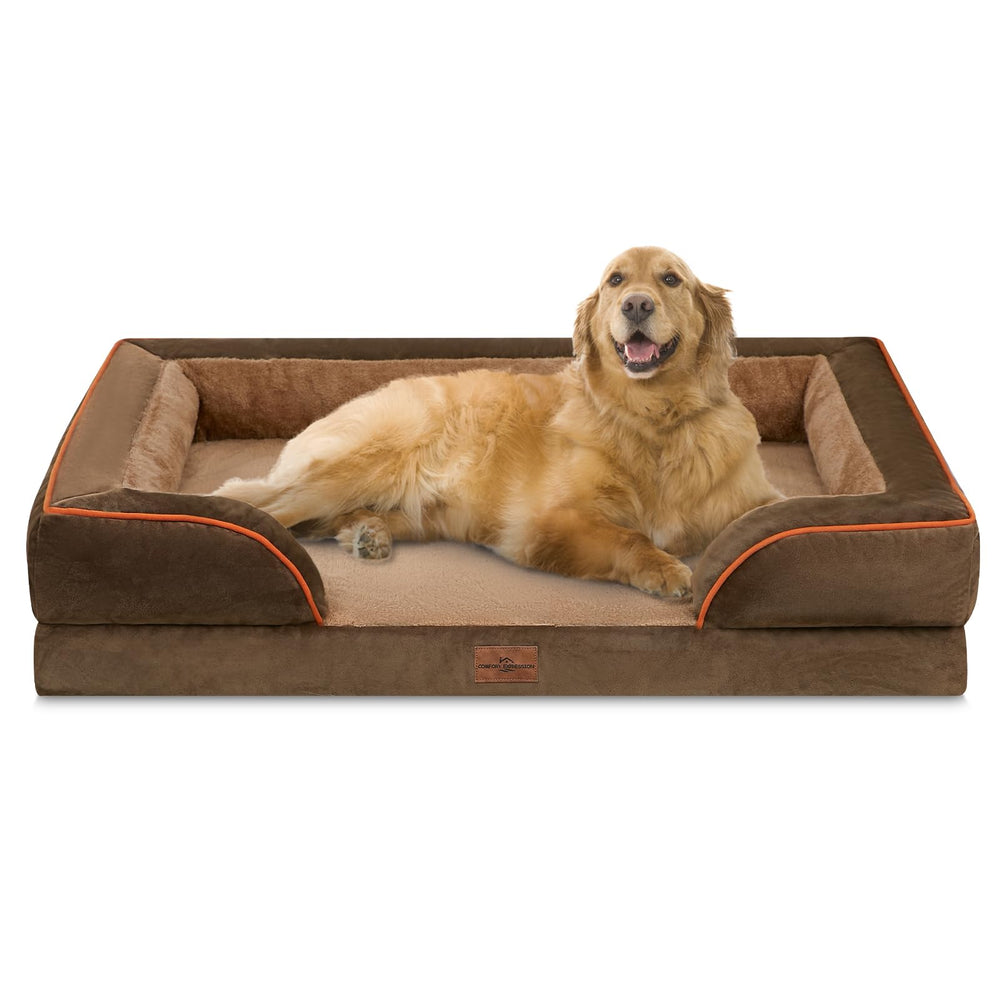 Comfort Expression orthopedic bed with egg crate foam supports large dogs