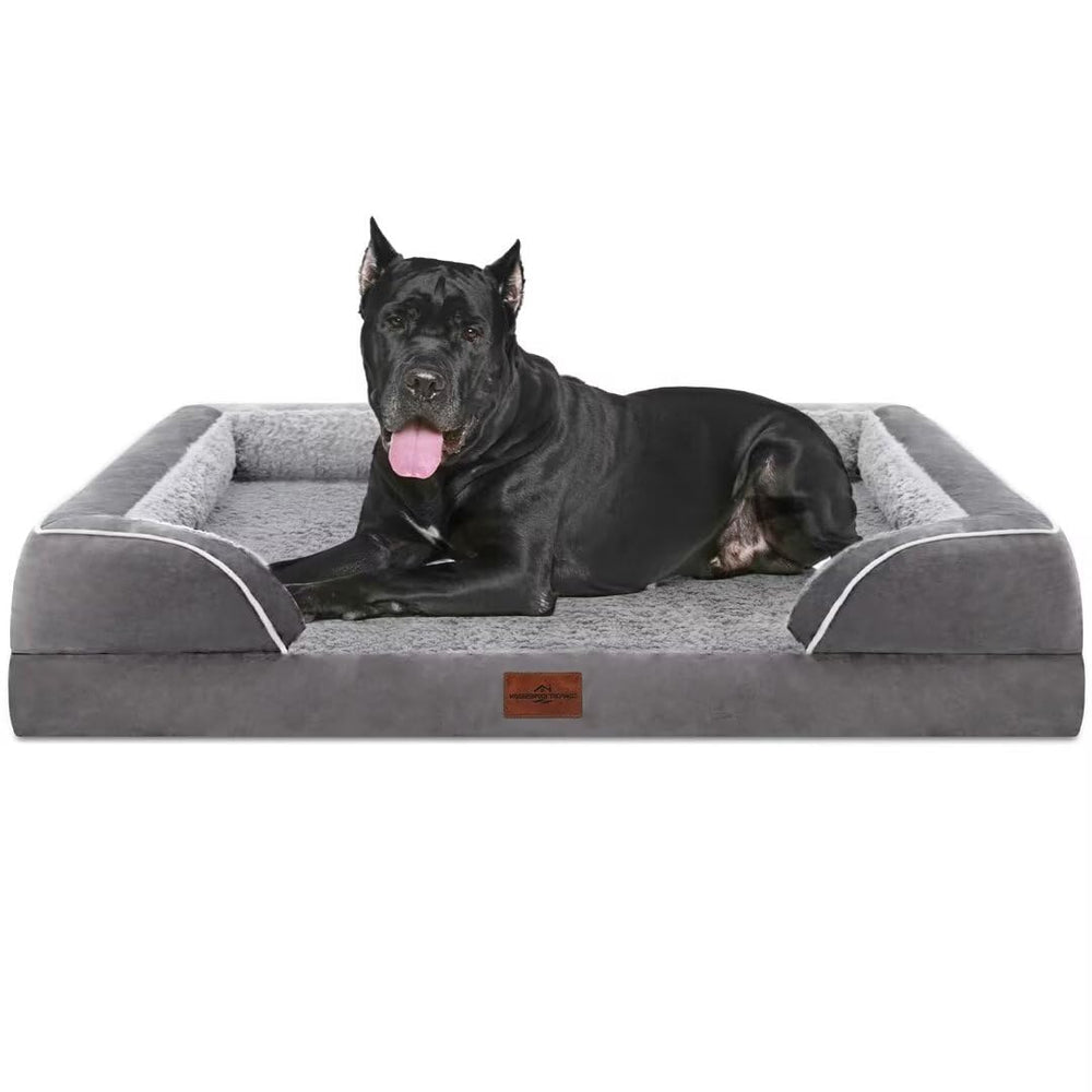 Comfort Expression orthopedic dog bed 53x42 inches for extra-large dogs with supportive cushioning.