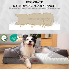 Comfort Expression bed with waterproof liner keeps foam dry.