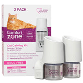 Comfort Zone cat diffuser in room helps ease tension for your cat.