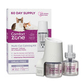 Comfort Zone multicat calming diffuser in a room promoting calmer cat interactions.