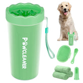 Comotech 7-in-1 paw cleaner large front view showing compact design for muddy paws