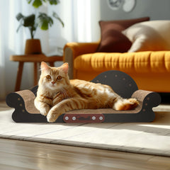 ComSaf pillow-armrests visual demonstrates head and neck support during rest for cats.