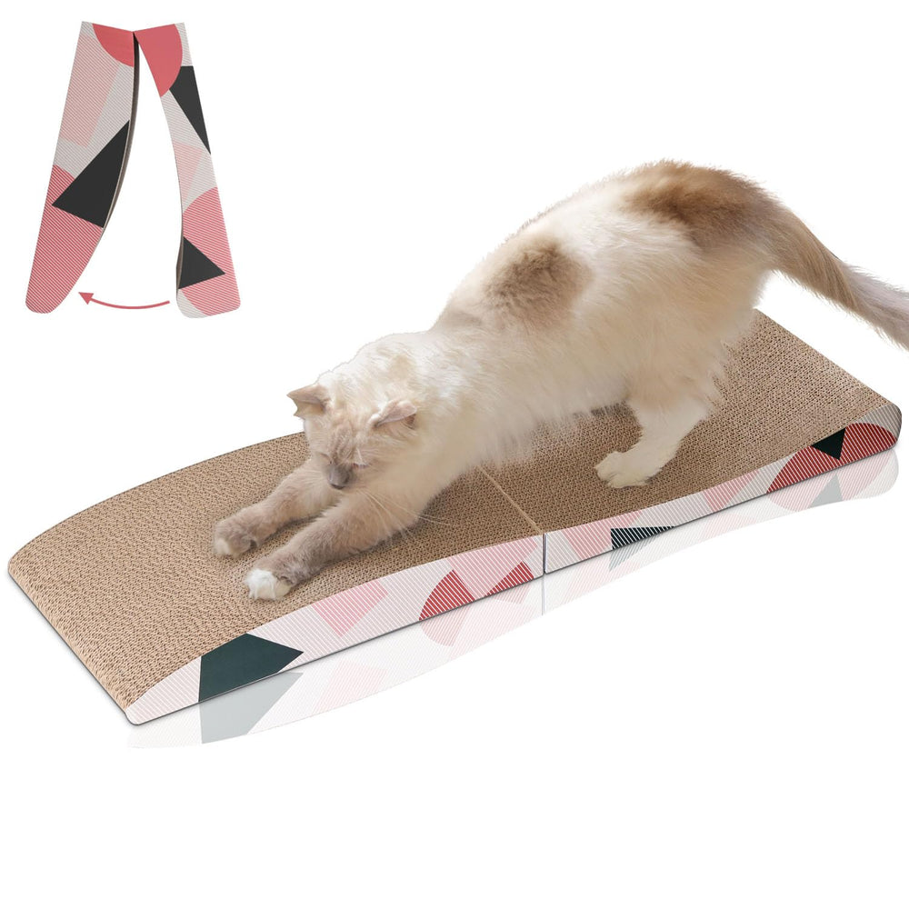 ComSaf cat scratcher pad 32x10 inches offers big cats room to stretch and lounge