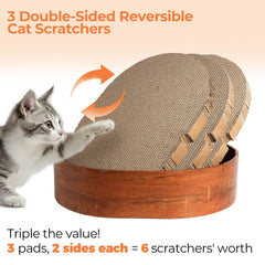 ComSaf scratch box catches loose bits for a cleaner floor.