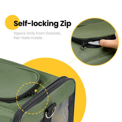 Conlun Cat Carrier breathable-mesh-windows: fresh air and view.
