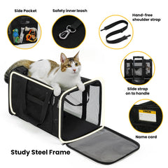Conlun collapsible design folds flat for easy storage.