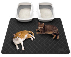 Conlun cat litter mat grid mesh close-up traps litter efficiently
