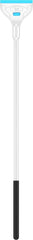 Continuum Aquatics AquaBlade P with long handle for easier edge cleaning.