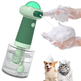 Coocake electric dog shampoo dispenser front view compact design for easy storage