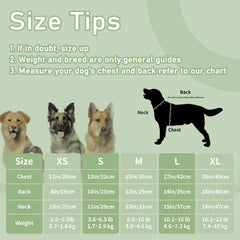 COOHAMS stripe dog shirt offers four color options for versatile style