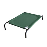 Coolaroo dog bed outdoor Brunswick Green ready for patio lounging