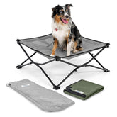 Coolaroo On-The-Go elevated bed with carry bag for portable outdoor rest