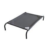Coolaroo Original elevated dog bed with breathable fabric for cool outdoor comfort.