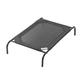 Coolaroo Original Elevated Dog Bed with breathable fabric for cooling comfort outdoors.