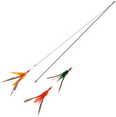 CoolCyberCats GoCat Da Bird rod and feather cat toy engages feline playtime with dynamic motion