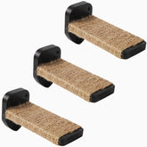 COOLEX cat steps wall shelves assembly demonstrates a sturdy, space-saving play space.