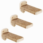 COOLEX cat wall steps in wood offer a vertical climbing playground for cats.
