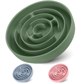 Coomazy extra large slow feeder bowl avocado green 5 cup for large dogs