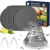 Coomly Livestock Coils Pack with Holder for stable protection against insects.