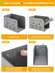 Coorganisers enclosure fits standard sizes, versatile for home or store use
