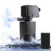 Coospider-Repta filter front view highlighting compact internal design for 15-40 gallon tanks and reliable circulation.