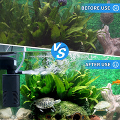 Coospider-Repta water flow image showing adjustable circulation for tank customization.