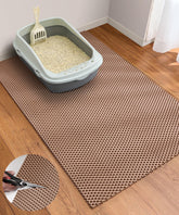 Cooyes cat litter mat cut-to-fit design for versatile placement