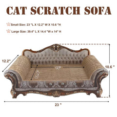 COOZMENT sofa scratching couch backrest detail showing supportive design.