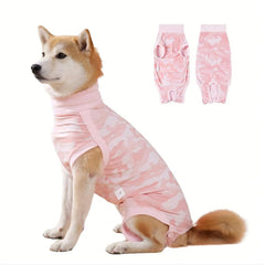 Coppthinktu dog onesie post-surgery cover reduces licking during recovery.