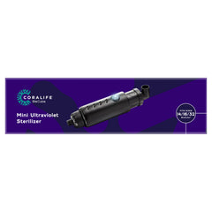 Coralife Turbo-Twist UV sterilizer mounted on a BioCube for clearer water