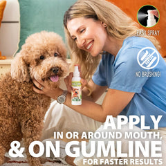CORE Pet Complete Oral Care label closeup showcases veterinarian-formulated ingredients and guaranteed performance.