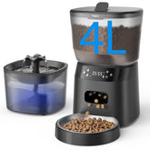CORGOTE automatic cat feeder front view for easy meal dispensing
