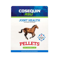 Cosequin ASU pellets bottle label highlights joint support formula