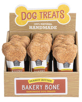 Cosmo's Snack Shack Peanut Butter Bakery Bone front view, ideal for long-lasting chews