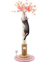 COUNER 45-inch sisal post top view for durable indoor scratching